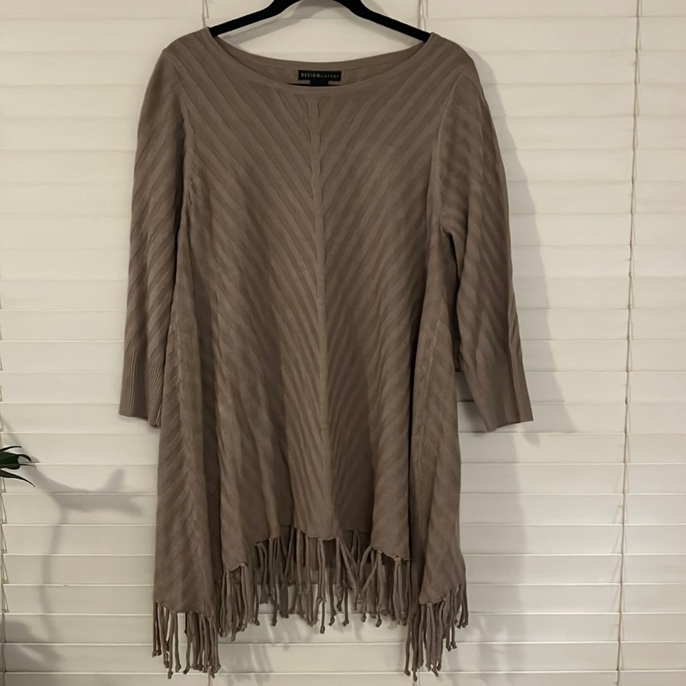 Tan flowy sweater